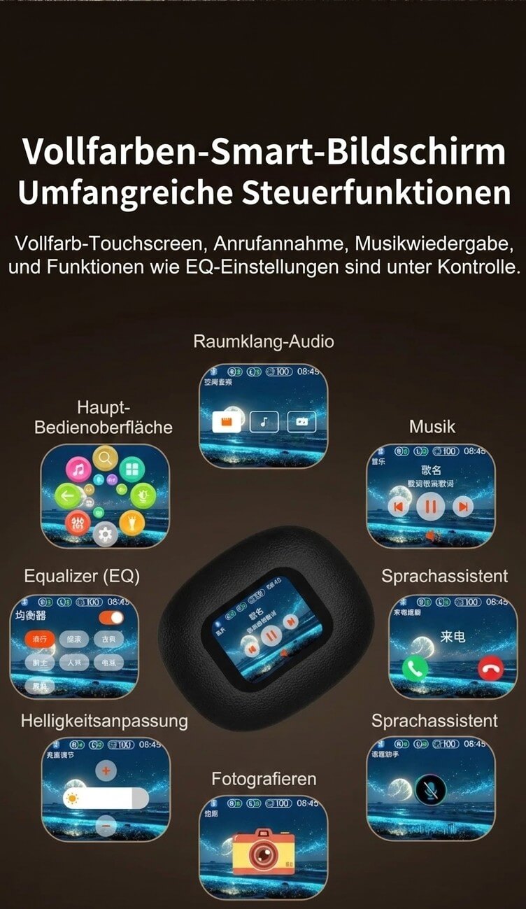 KI Übersetzer Kopfhörer mit Live-Übersetzung